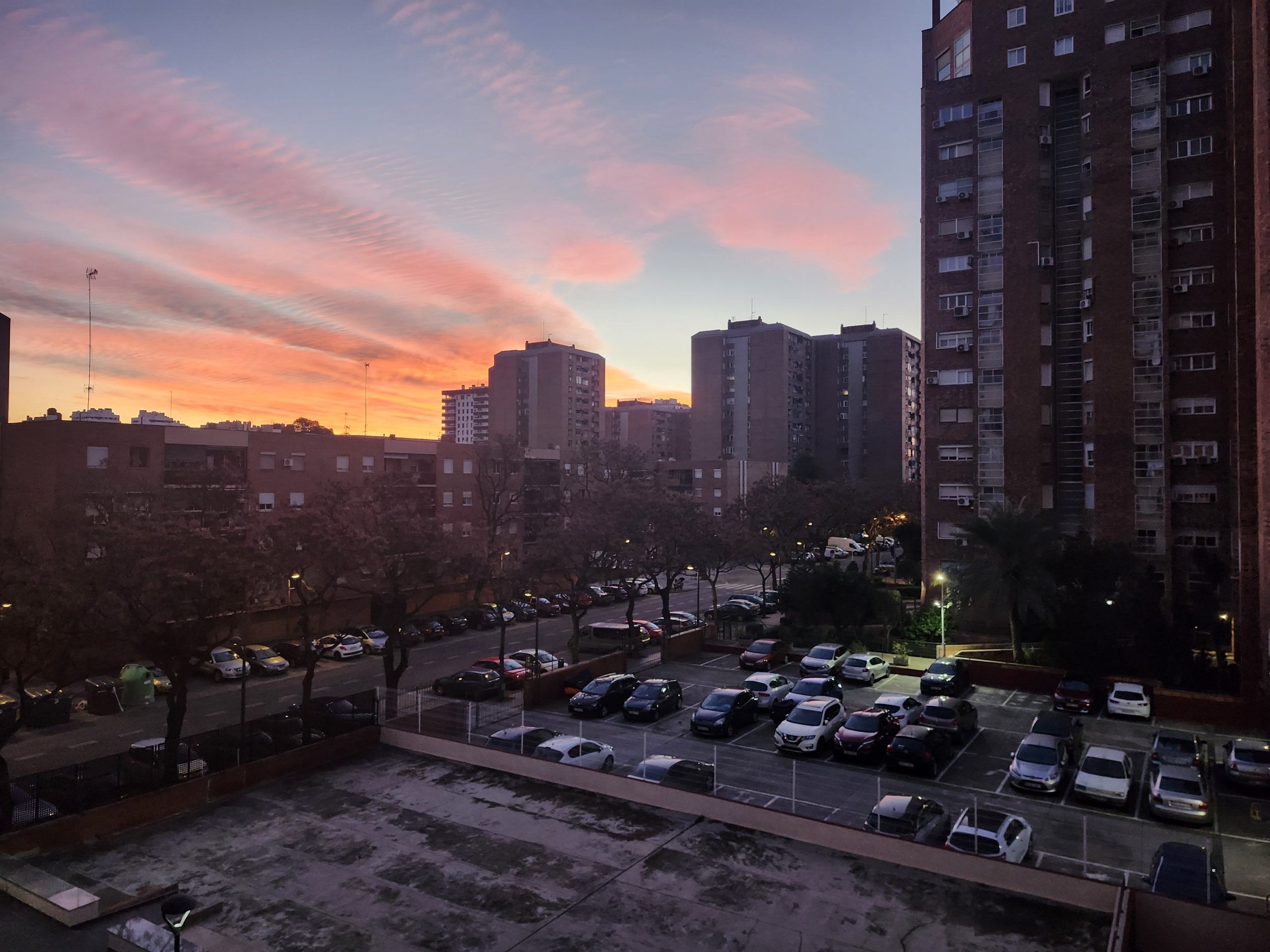 Sunset in Beijing, Sunrise in Valencia